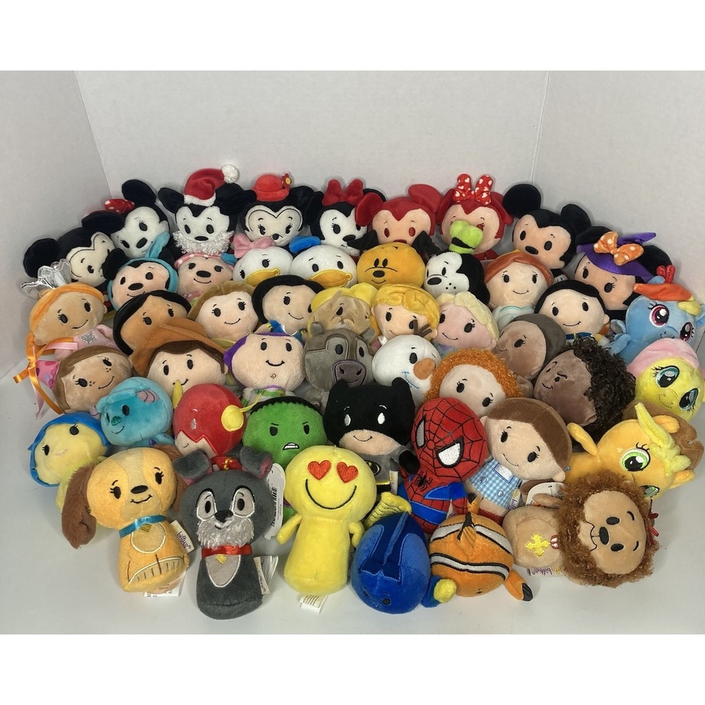 Hallmark Itty Bittys Plush Disney DC Marvel Frozen Toy Story Lot of 48